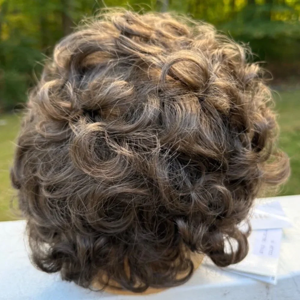 NEW Gabor Flexlite Wig Kanekalon Personal Fit Cap Short Curly Brown #10